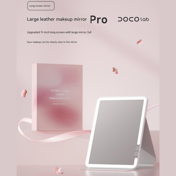 Дзеркало для макіяжу Xiaomi DOCO 11 " Daylight Portable Flat Mirror Pro White