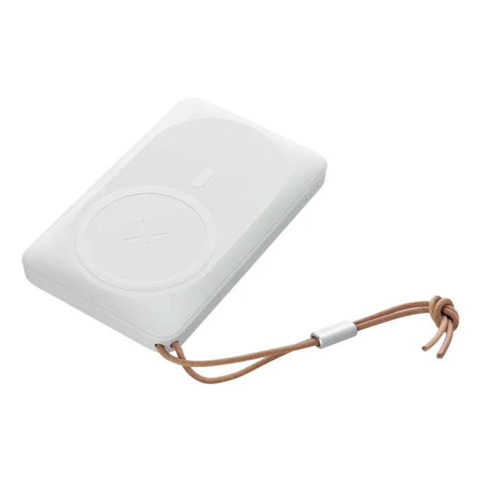 Зовнішній акумулятор VEGER MagOn Wireless Power Bank 10000mAh White