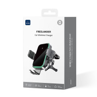 Автотримач для телефона з БЗП WIWU FREELANDER Car Wireless Charger CH-313 Black