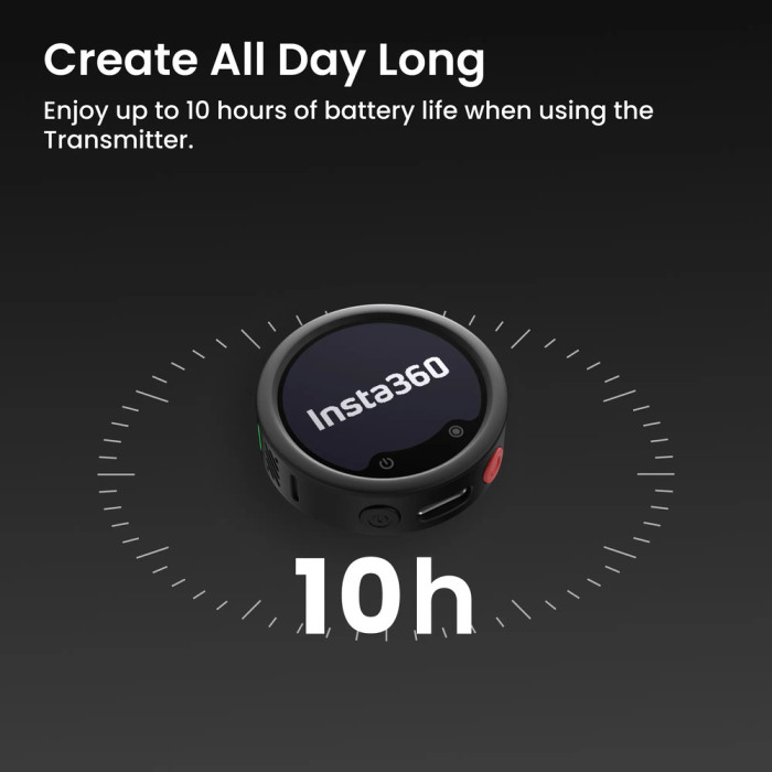 Бездротова мікрофонна система Insta360 Mic Pro (2TX+1RX)