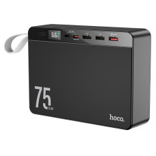 Зовнішній акумулятор HOCO J94 Overlord 22.5W fully compatible power bank(75000mAh) Black