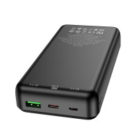 Зовнішній акумулятор HOCO J87A Tacker PD20W+QC3.0 power bank(20000mAh) Black