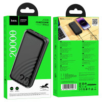 Зовнішній акумулятор HOCO J123A Element power bank(20000mAh) Black