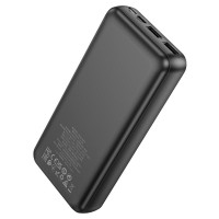 Зовнішній акумулятор HOCO J123A Element power bank(20000mAh) Black