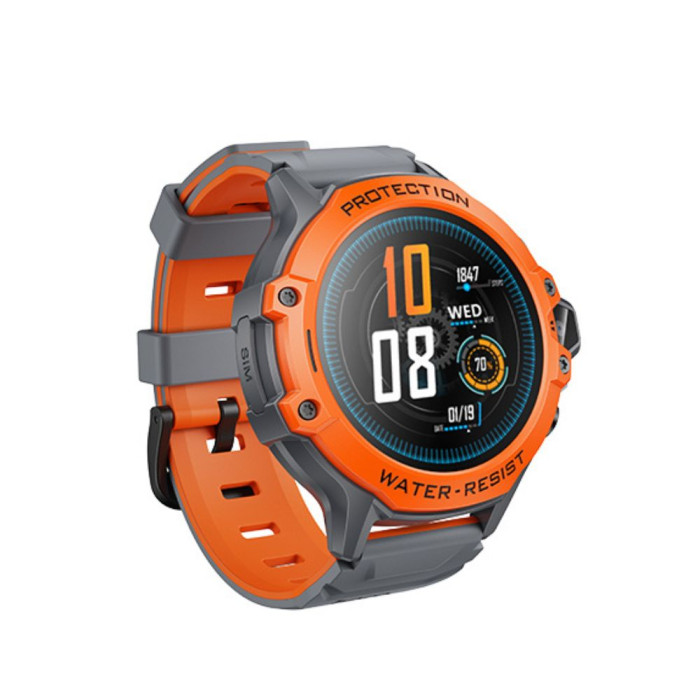 Дитячий смарт-годинник HOCO Y107 4G 32mm. 700 mAh. IP54. children phone watch orange