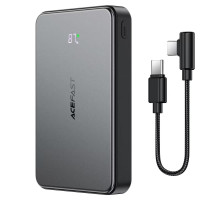 Зовнішній акумулятор ACEFAST M31-10000 22.5W magnetic fast charging power bank with cable Black