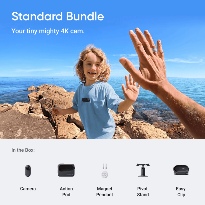 Екшн-камера Insta360 GO 3S Standard Edition Midnight Black 128 GB