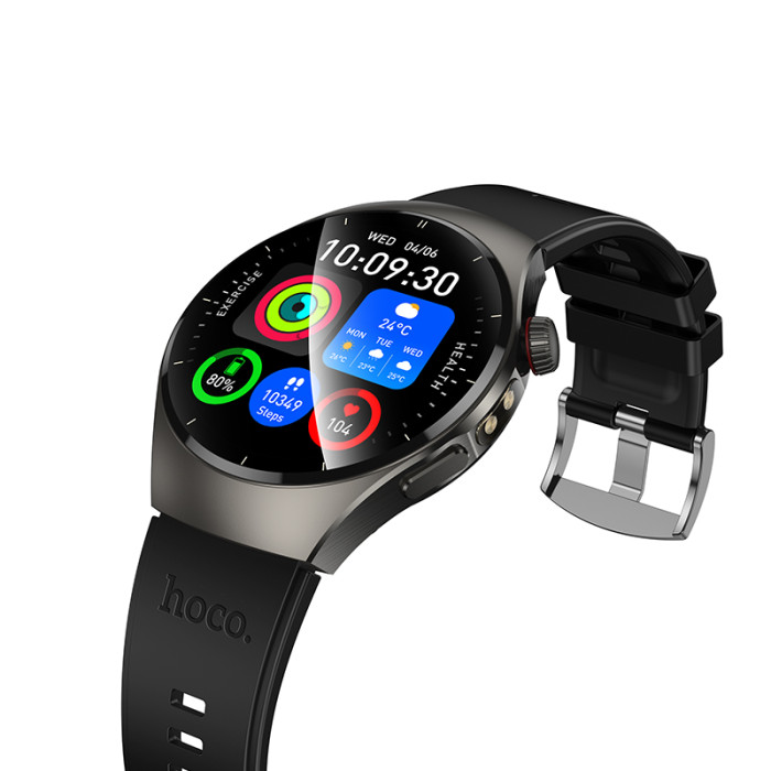 Смарт-годинник HOCO Y40 38mm. 315 mAh. IP68  Smart watch(call version) Black