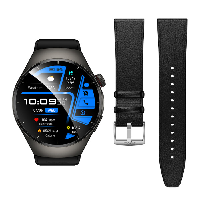 Смарт-годинник HOCO Y40 38mm. 315 mAh. IP68  Smart watch(call version) Black