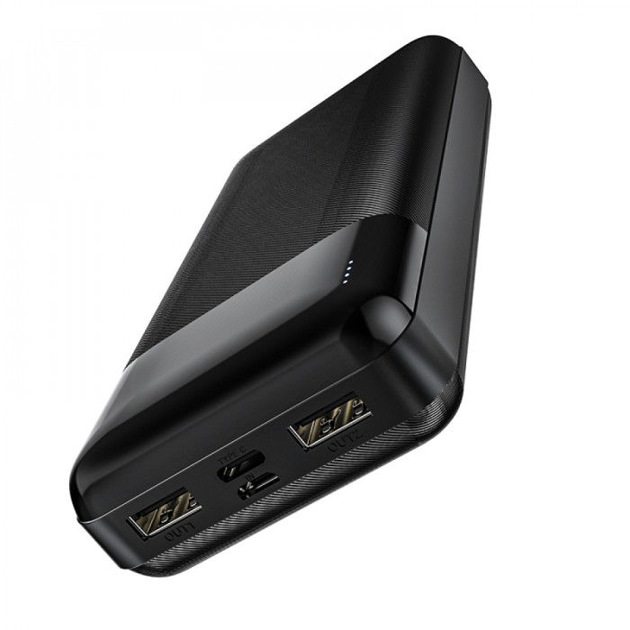 Зовнішній акумулятор HOCO J72A Easy travel power bank(20000mAh) Black