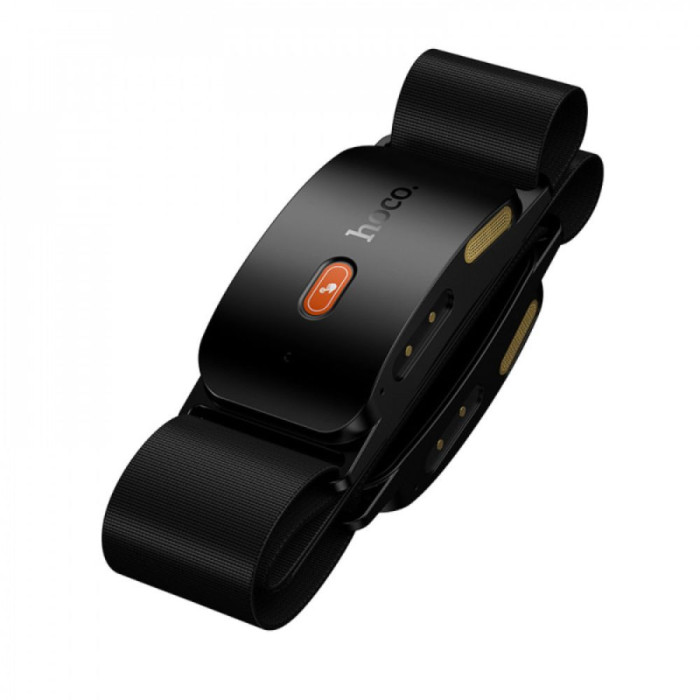 Cпортивна пов'язка на голову з Bluetooth гарнітурою HOCO EA10 Energica Black