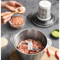 Багатофункціональний електричний кухонний комбайн Xiaomi LIVEN Multifunctional meat grinder 3L