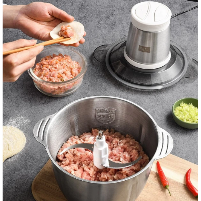 Багатофункціональний електричний кухонний комбайн Xiaomi LIVEN Multifunctional meat grinder 3L