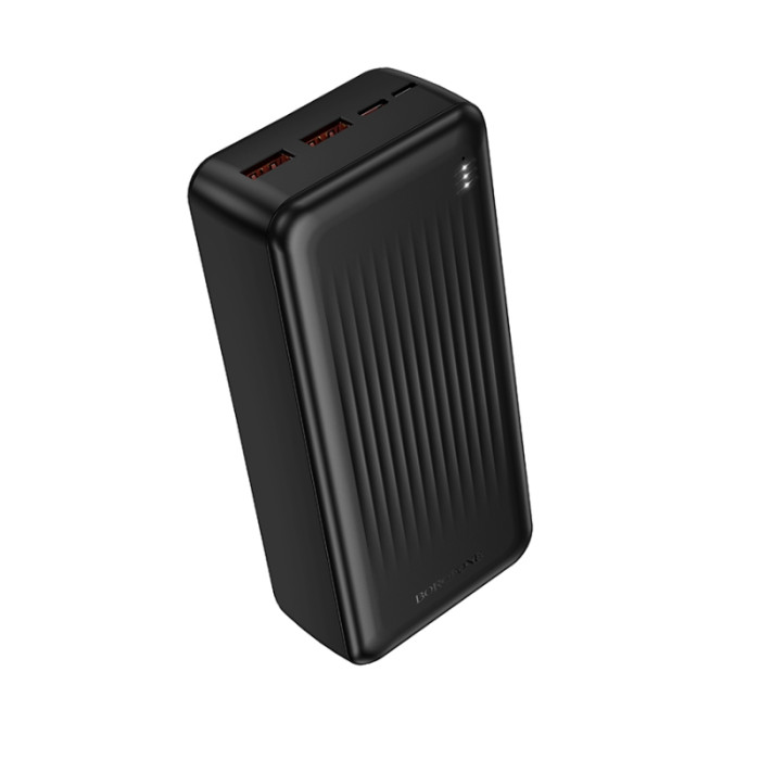 Зовнішній акумулятор BOROFONE BJ80B Clever 22.5W+PD20W fully compatible power bank(30000mAh) Black