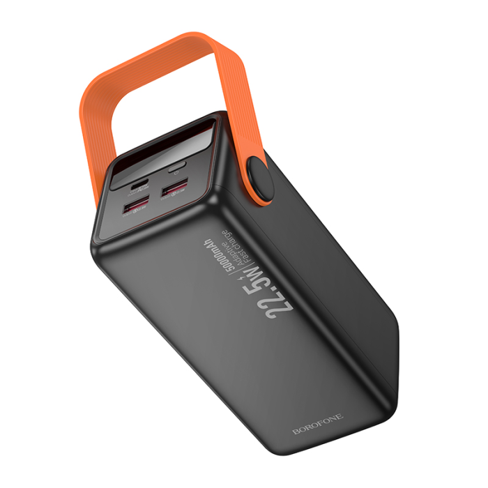 Зовнішній акумулятор BOROFONE BJ66A Magnifico 22.5W+PD20W fully compatible power bank (50000mAh) Black