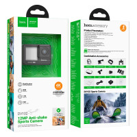 Екшн-камера HOCO DV102 4K anti-shake sports camera Black
