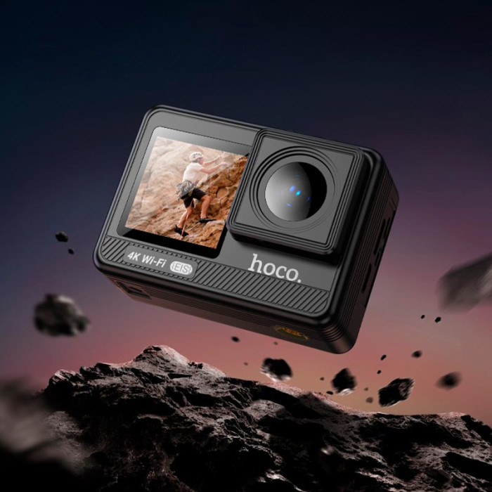 Екшн-камера HOCO DV102 4K anti-shake sports camera Black