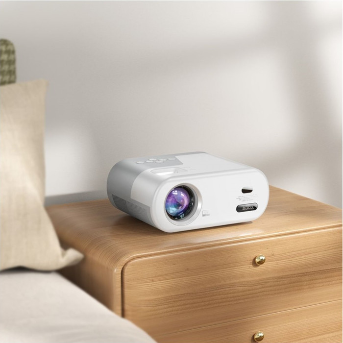 Проектор HOCO DT2 smart projector(720P Android version)(EU) Gray white