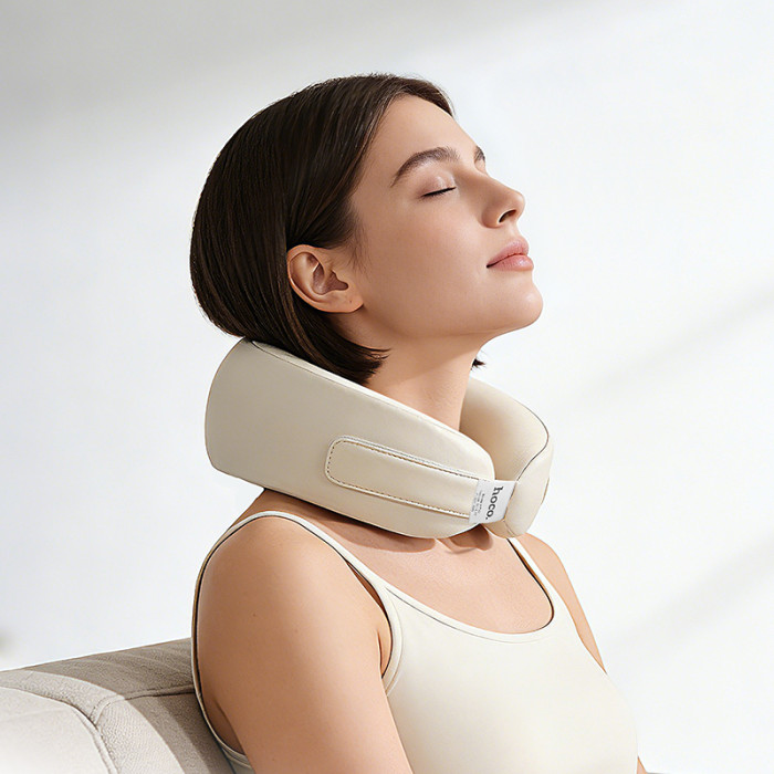 Масажер HOCO HP53 1200 mAh Neck massager Beige
