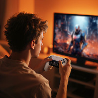 Геймпад бездротовий HOCO GA32 Dragon PS5 wireless gamepad White