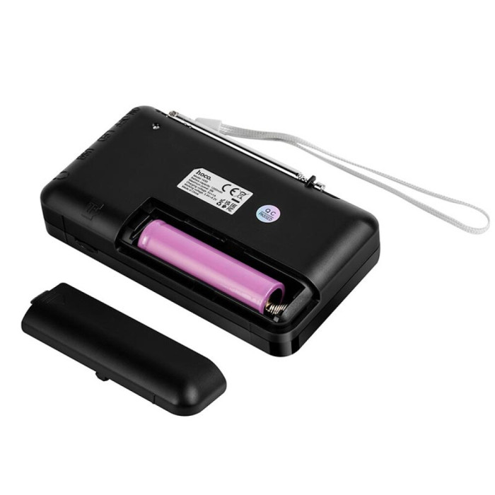 Портативне радіо HOCO HI50 Portable radio, 5W, Black