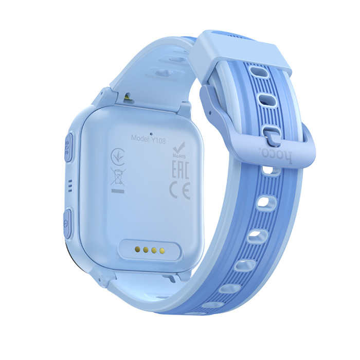 Дитячий смарт-годинник HOCO Y108 4G children phone-watch Blue