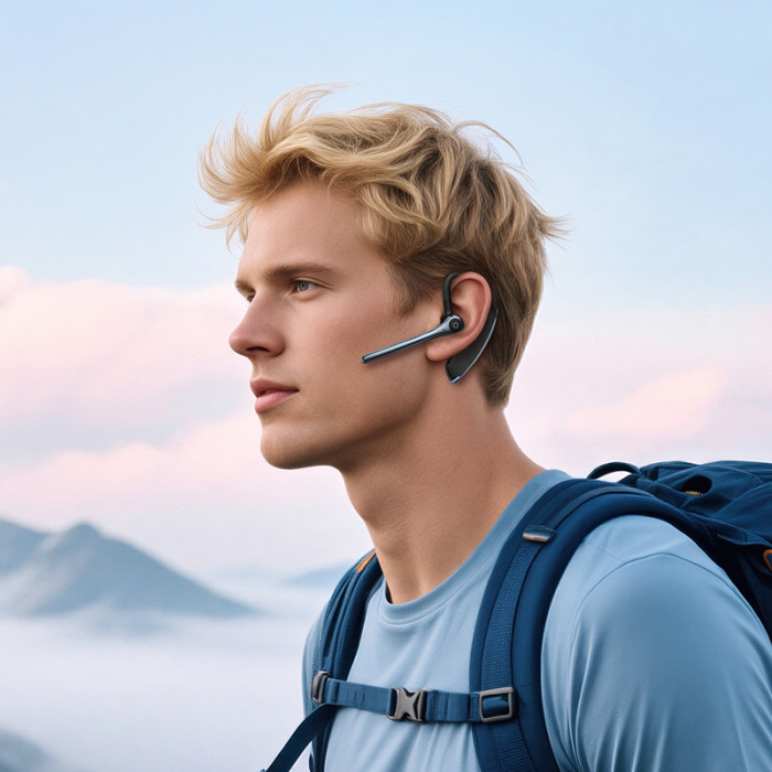 Bluetooth гарнітура HOCO E90 Liya ENC noise reduction BT headset Black