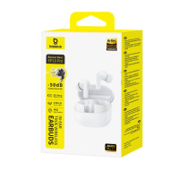 Бездротові навушники TWS Baseus Bass EP10 Pro In-Ear True Wireless Earbuds Moon White