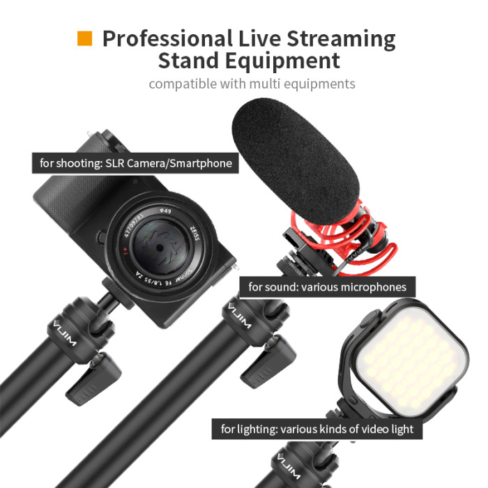 Штатив-тримач Ulanzi Vijim Desktop Flexible Arm/Light Stand(Three-Stages) (UV-2666 LS08)
