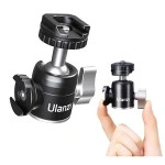 Кульова голова з холодним черевиком Ulanzi U60 Dual Cold Shoe Ballhead (UV-2046)