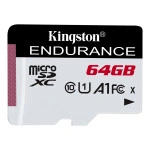 Карта пам'яті microSDXC (UHS-1 U1) Kingston Endurance 64Gb class 10 А1 (R95MB/s, W30MB/s)