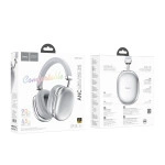 Бездротові накладні навушники HOCO W35 Max Auspicious ANC noise reduction BT headphones Silver