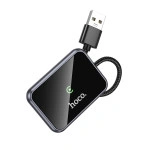 Адаптер HOCO HU1 Way car wireless CarPlay adapter Metal Gray