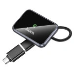 Адаптер HOCO HU1 Way car wireless CarPlay adapter Metal Gray